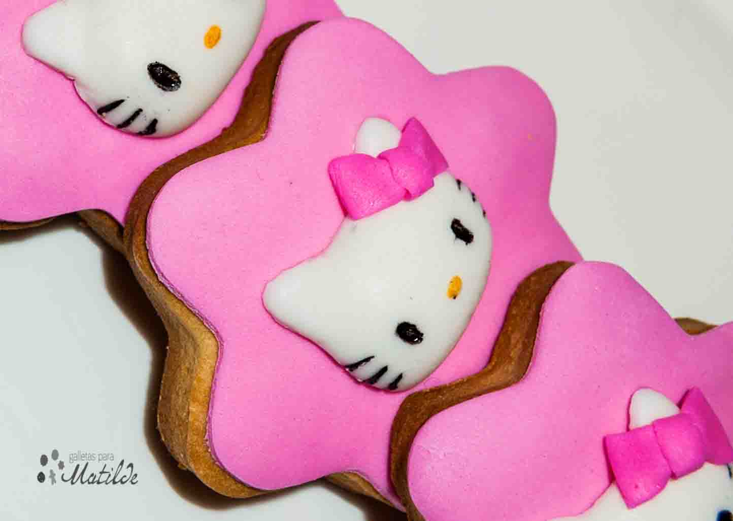 Galletas decoradas de Hello Kitty